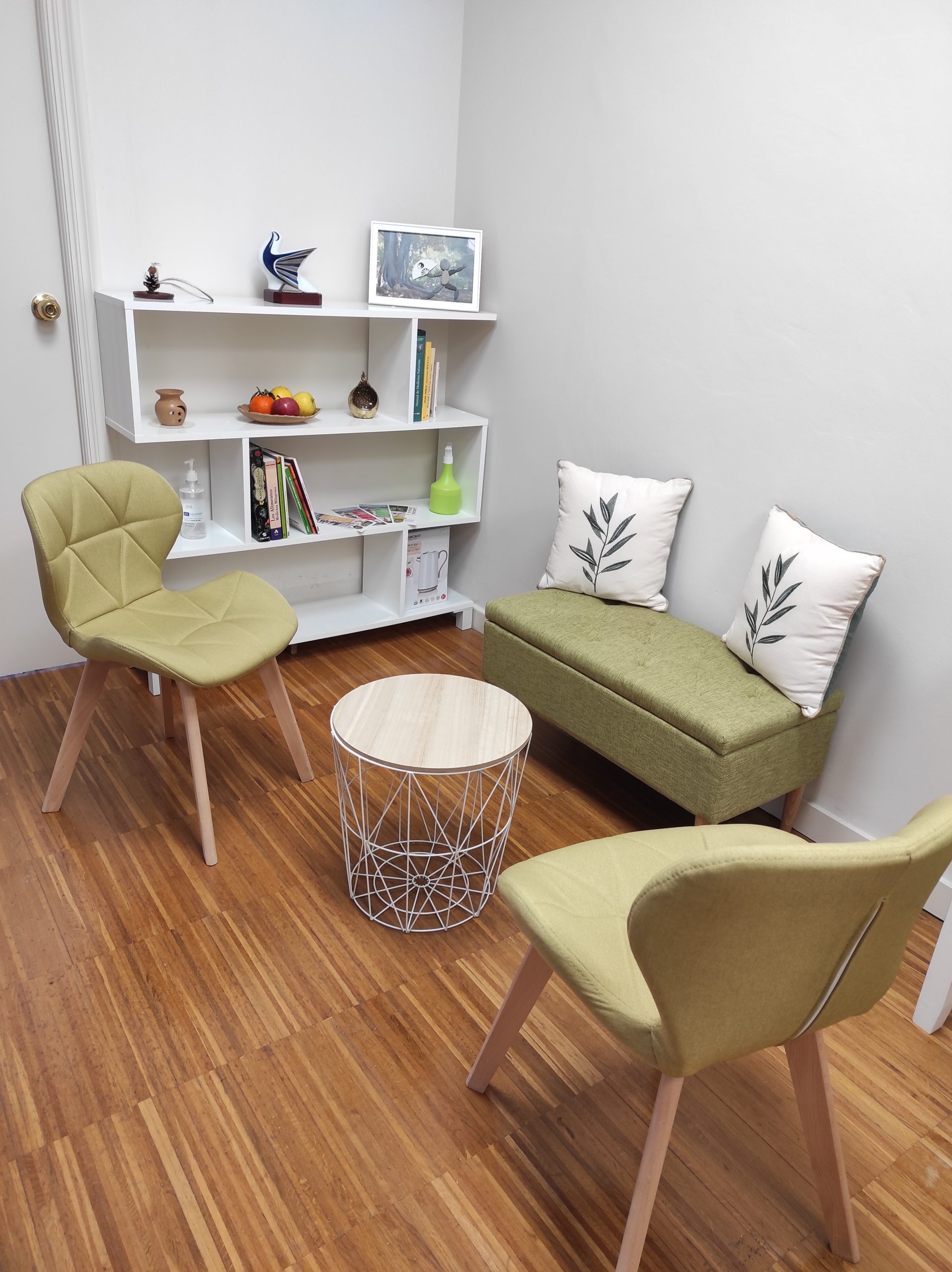 Zona recepción Centro Raíces